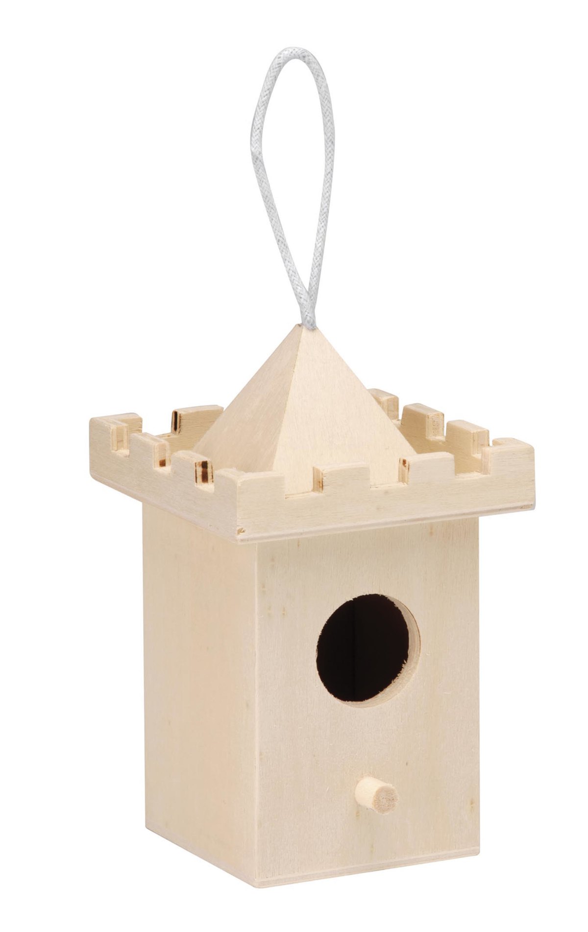 Vogelhaus Turm 8x8x13cm